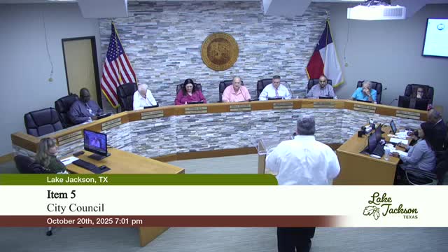 Lake Jackson staff outlines proposed utility leak‑adjustment policy; council to consider formal adoption