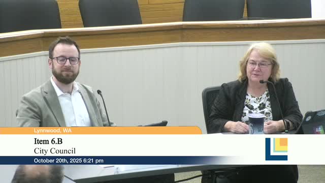 Lynnwood reviews update to emergency-management annex tied to county CEMP; emphasizes community lifelines and volunteer training