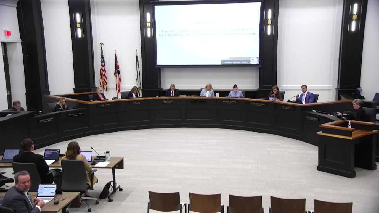 Dublin staff propose 1% water, 5% sewer rate increases and a rate study to map multi‑year needs
