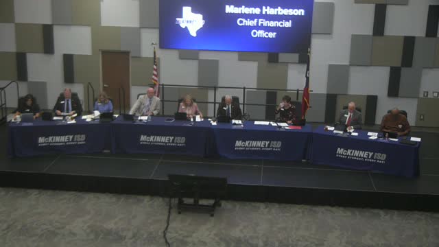 McKinney ISD receives 'Superior' School FIRST rating; board accepts draft audit and adopts certified tax roll
