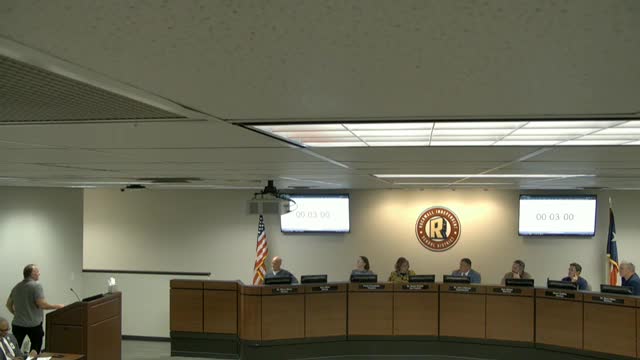 Rockwall ISD public commenters and students urge voters to approve tax measure; CFO says district not facing recapture