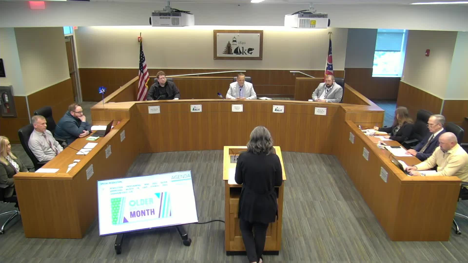 Lake County commissioners proclaim Older Americans Month, announce AmeriCorps grant and approve senior services study RFP