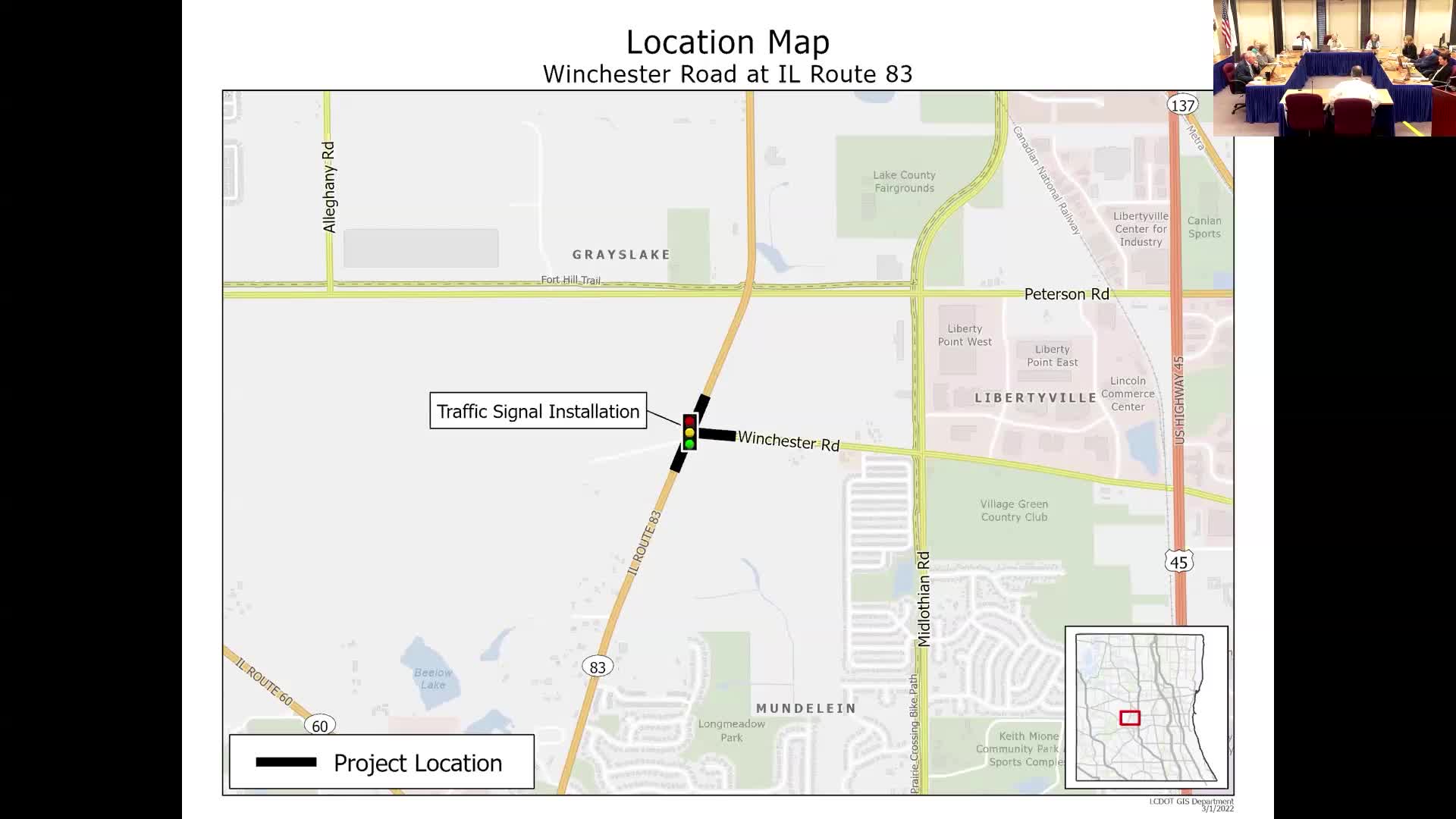 County approves $1.29 million change order for Winchester Road/IL‑83 intersection after unexpected peat soils