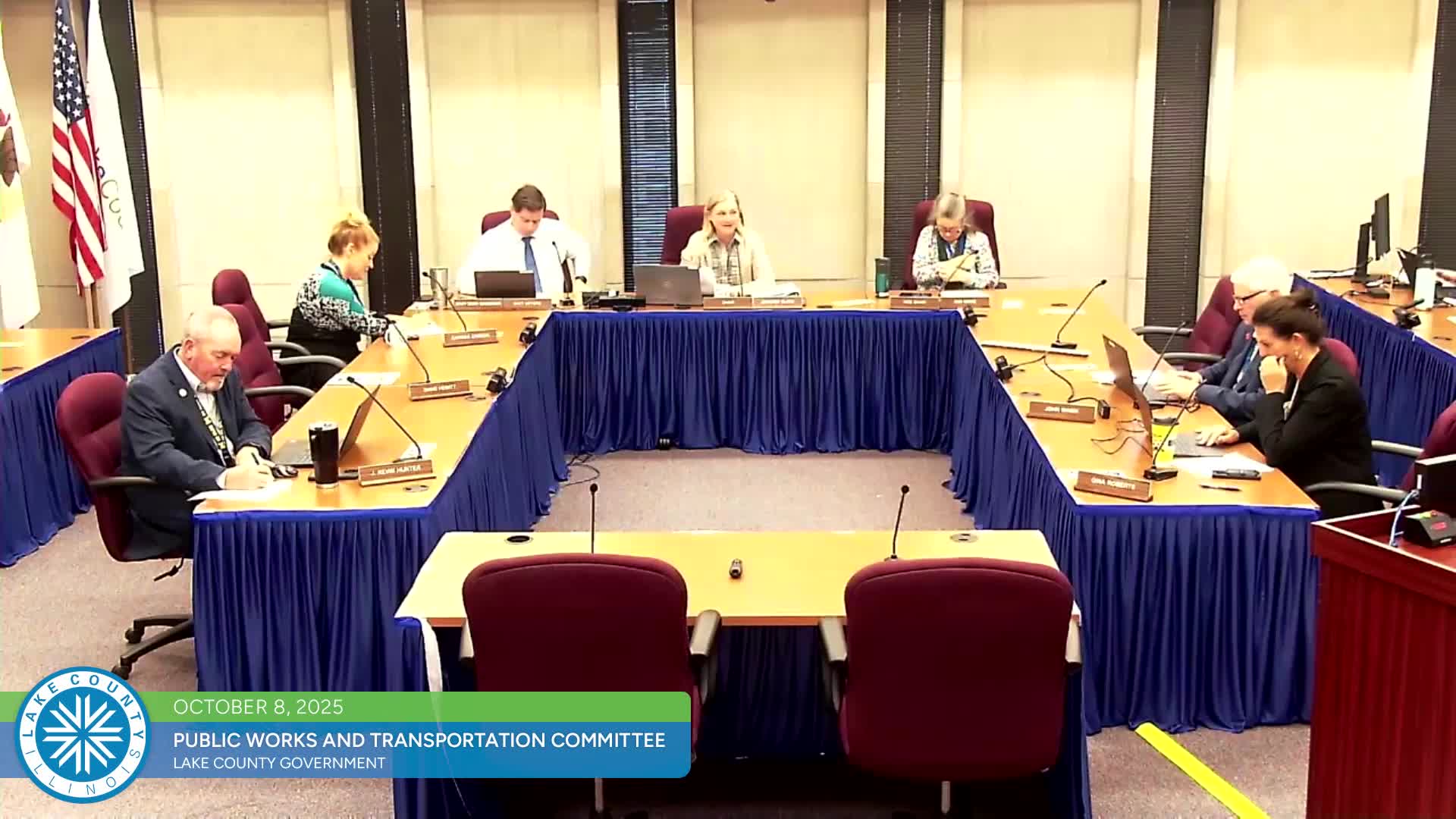 Votes at a glance: Lake County Public Works committee actions, Oct. 8, 2025