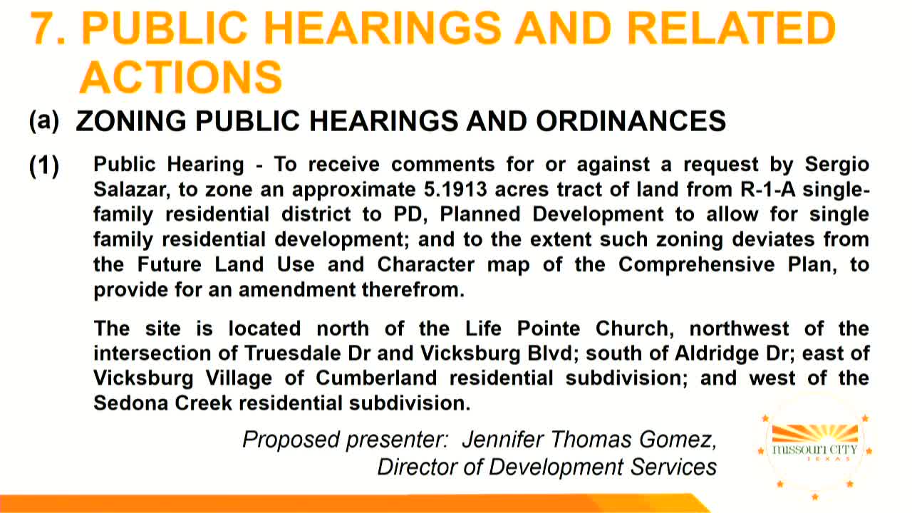Council approves rezoning for 39-home planned development in Vicksburg area, requires private-street reserve fund