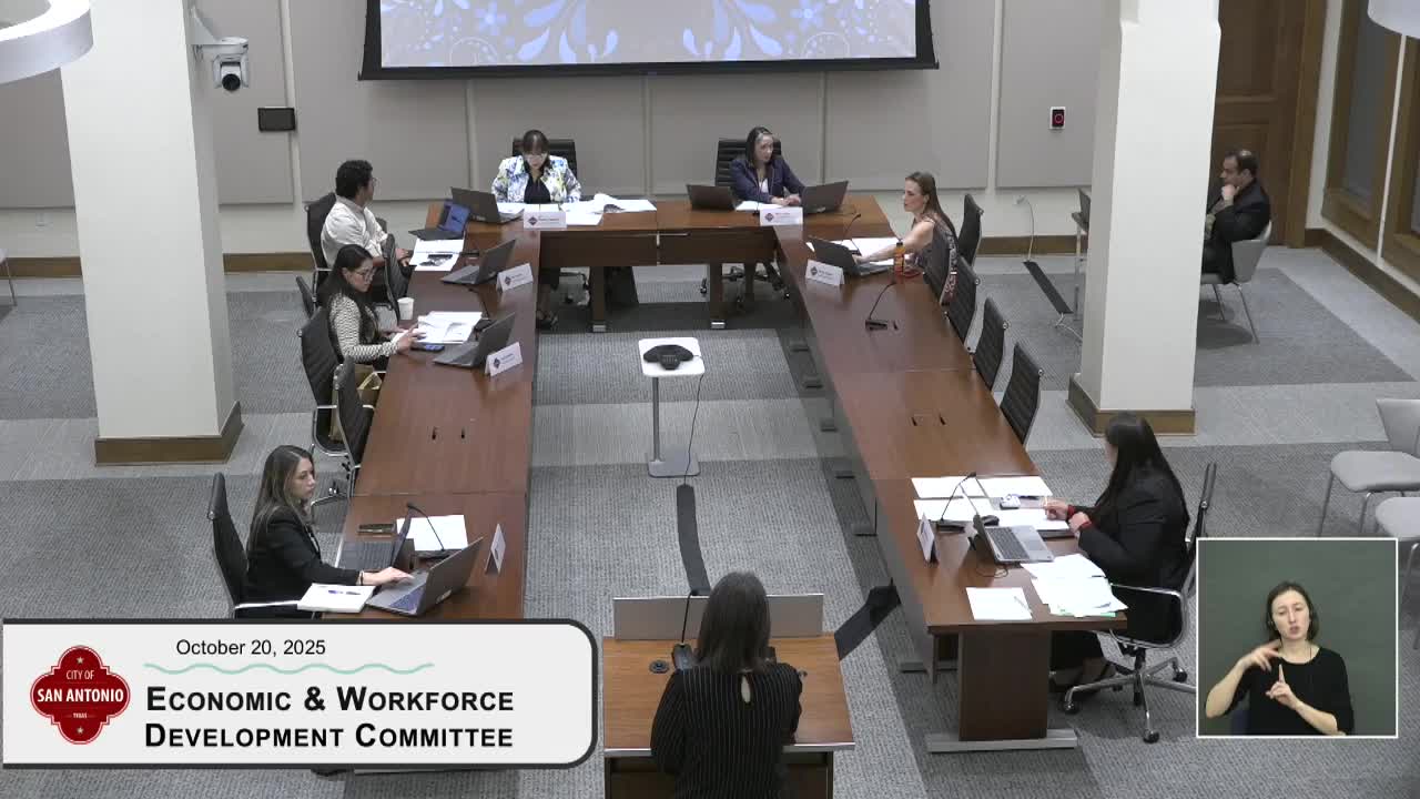 Committee recommends nine candidates for Ready to Work advisory board after interviews; forwards appointments to full council
