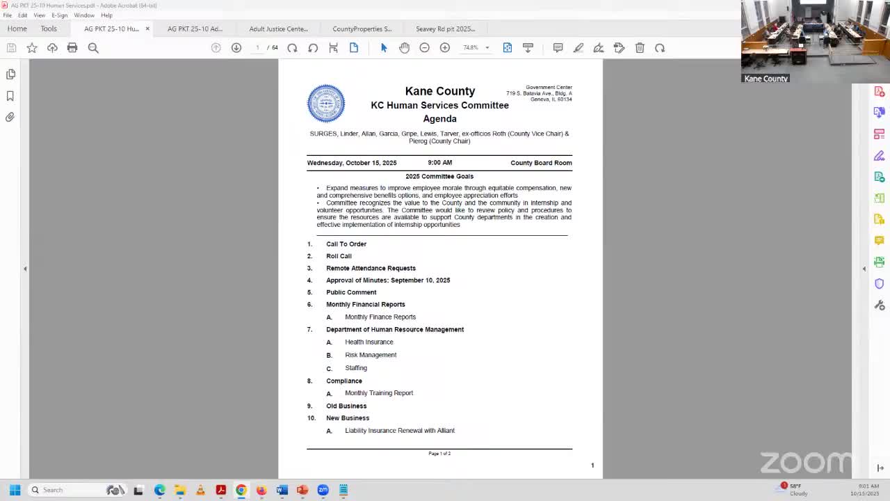 Kane County committee warned monthly health insurance invoices have risen to near $2 million