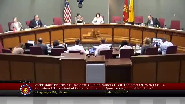 Council moves to prioritize residential solar permits before 2026 tax-credit expiration