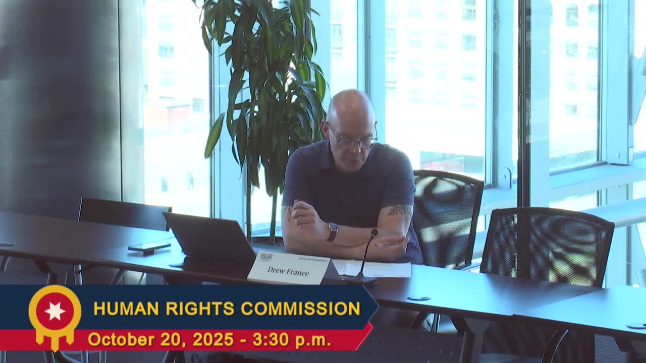 Human Rights Commission seeks online discrimination-complaint system, reviews ABC representation data and readies veterans fair housing summit
