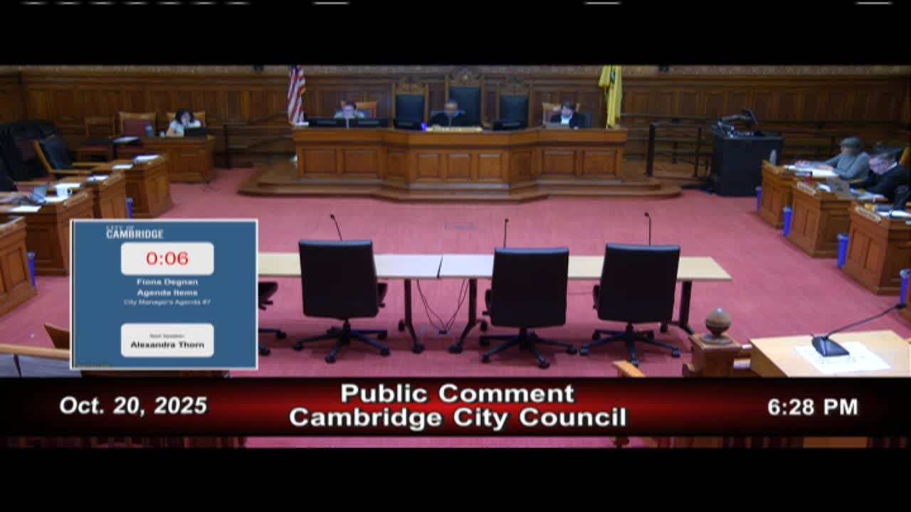 Cambridge council approves FY2026 tax rate after hours of public comment over commercial spike