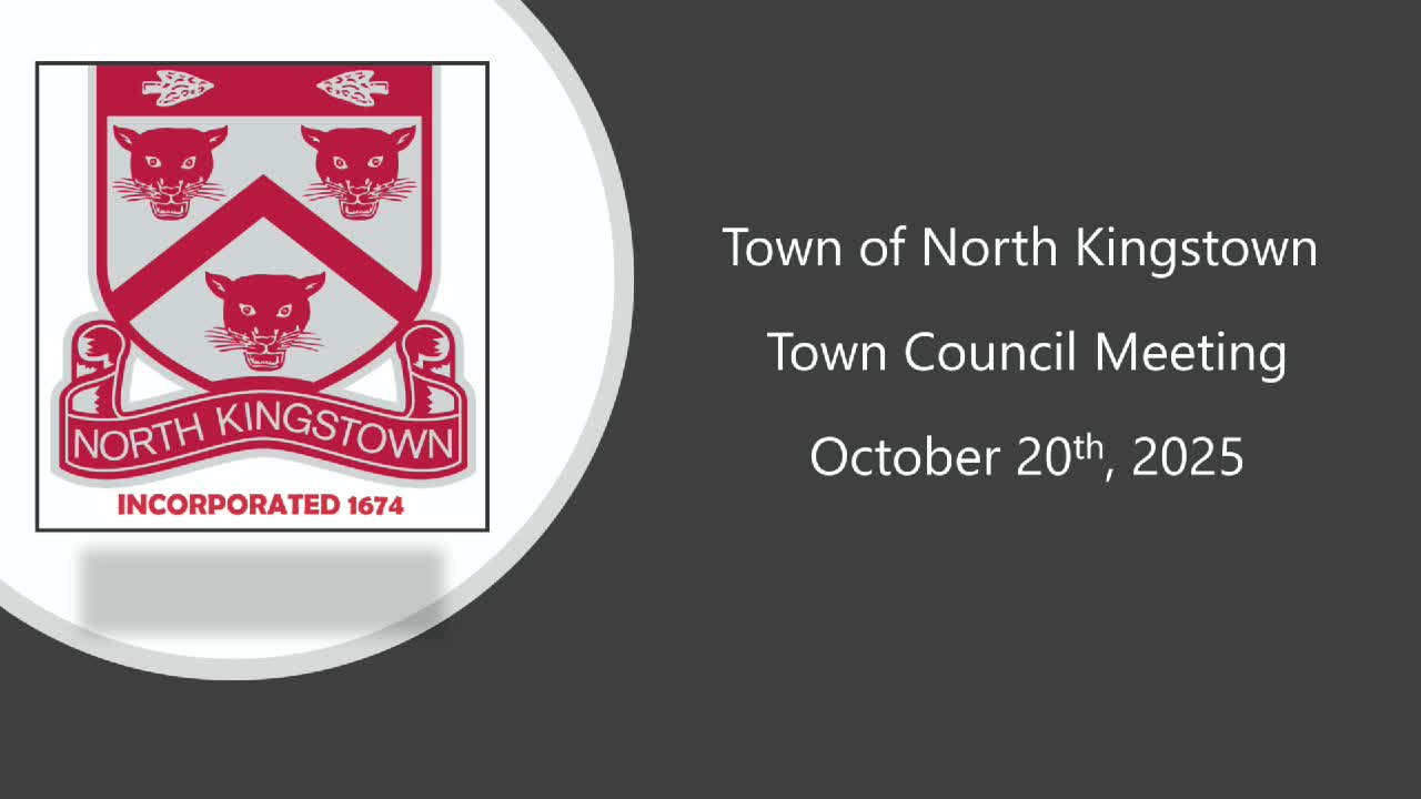 Votes at a glance: North Kingstown council actions on Oct. 20