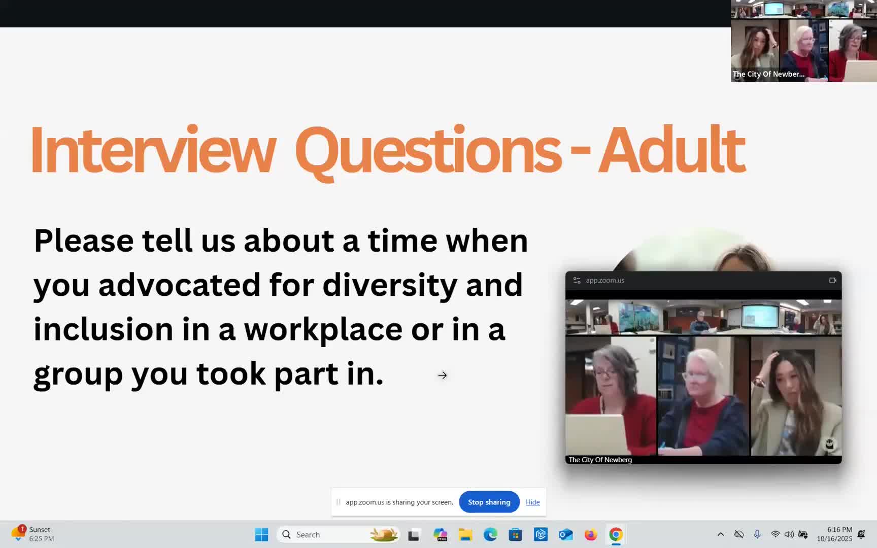 Newberg library advisory board adopts revised interview prompts for adult and student commissioners