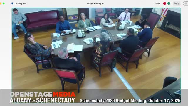 Schenectady City finance committee delays final budget, schedules extended meeting for Monday at 7 p.m.