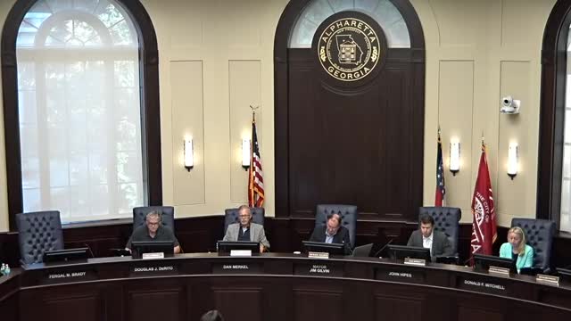 Design Review Board approves Abbey Hall Interiors monument sign for downtown Alpharetta