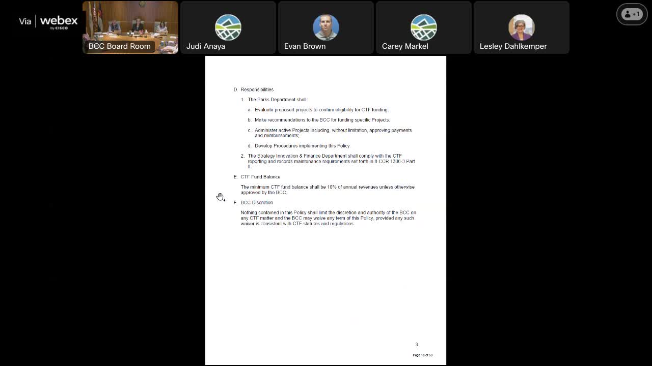 Jefferson County to sponsor GOCO Pathways grant for Colorado Open Space Alliance