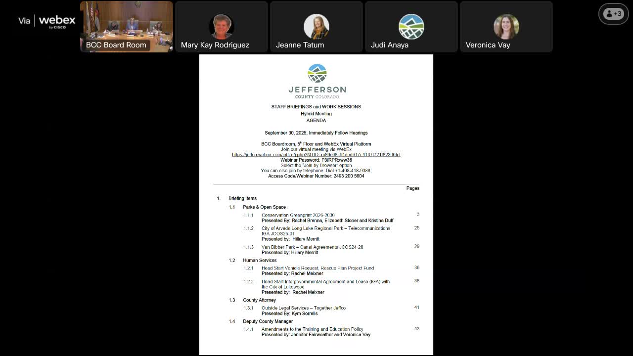 Jefferson County unveils five‑year Conservation Greenprint to guide open‑space spending