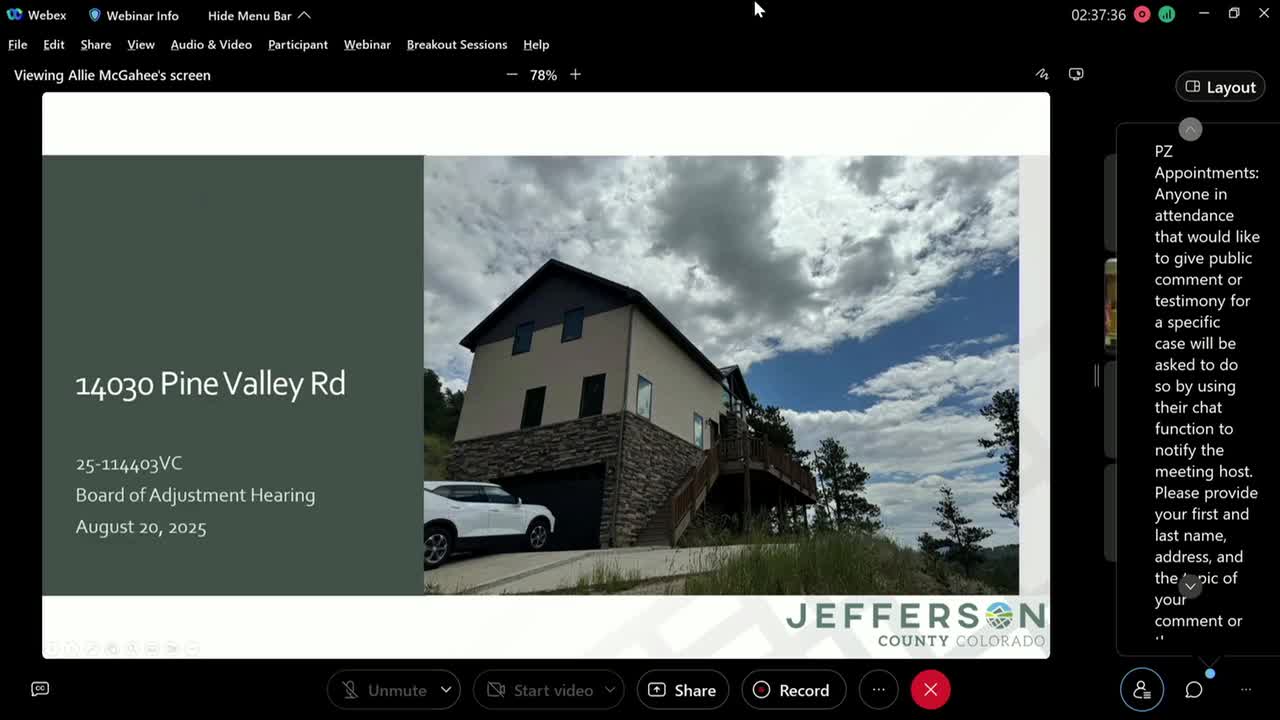 Jefferson County Board of Adjustment approves renewal of Pine short-term rental with septic and parking conditions