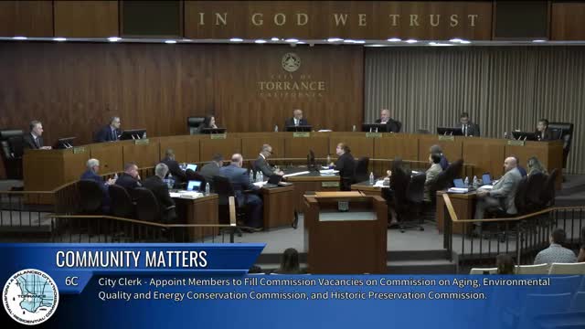 Torrance fills two commission seats: Andrea Riley to Environmental Quality; Iona Bissenix appointed to Commission on Aging