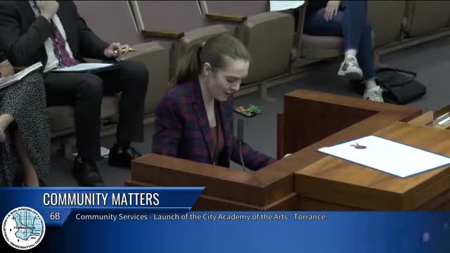 Torrance launches City Academy of the Arts with $35,000 NEA grant