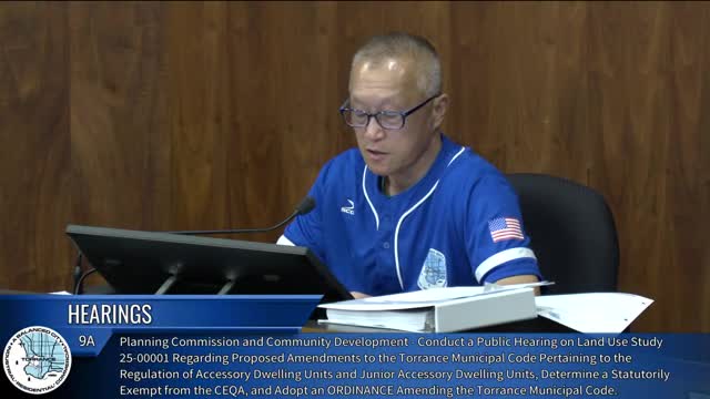 Torrance council adopts ordinance consolidating accessory and junior ADU rules