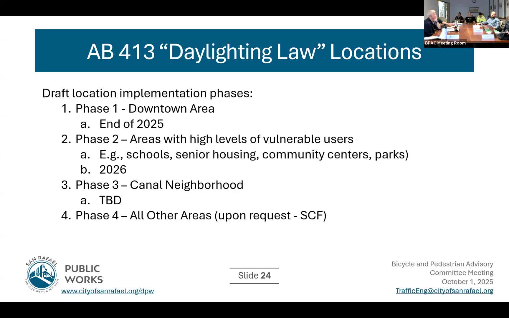 Public works lays out 3–5 year pavement maintenance plan with coordinated bike-and-ped improvements