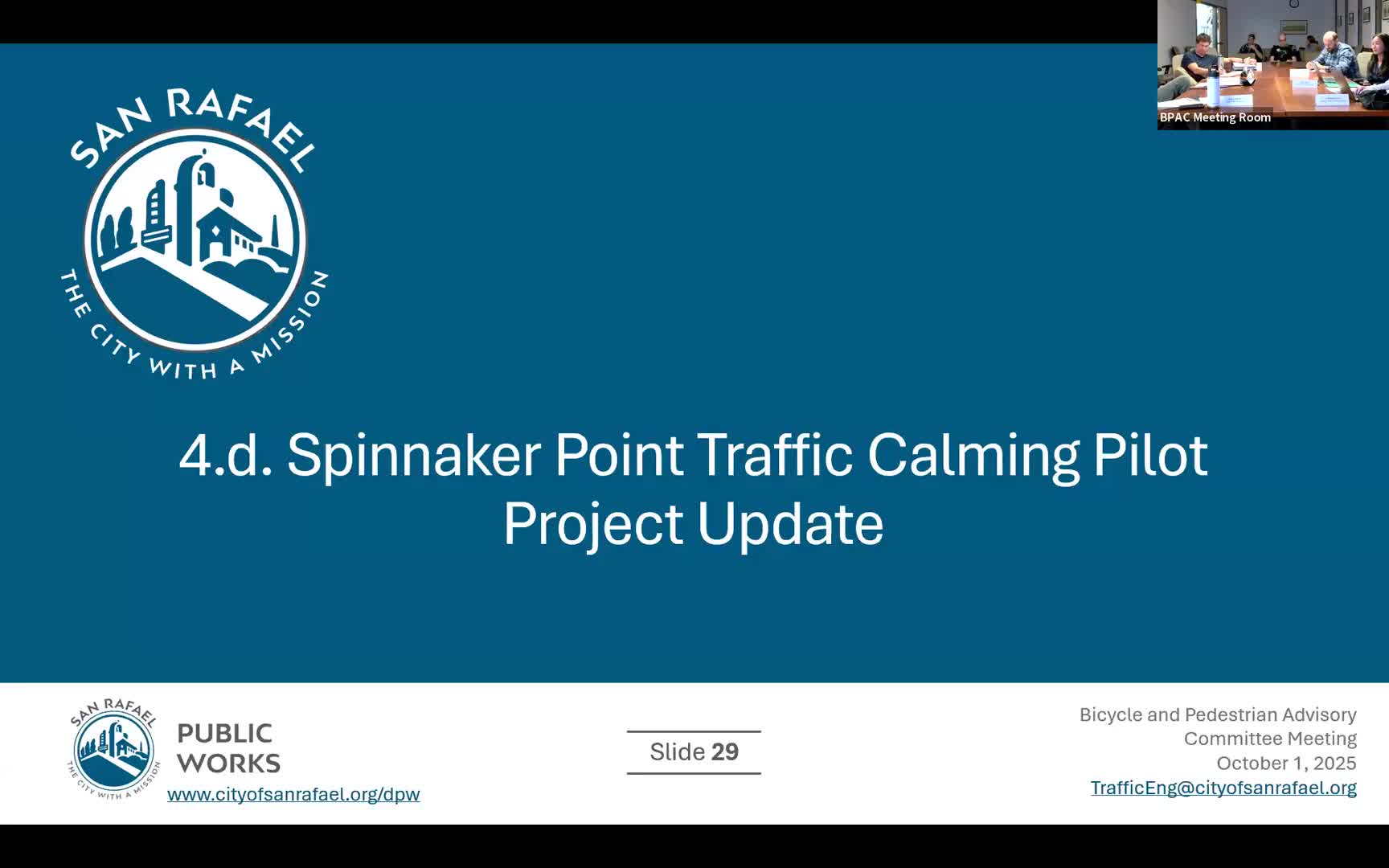 Spinnaker Point pilot traffic-calming measures to be refined after data collection and public feedback