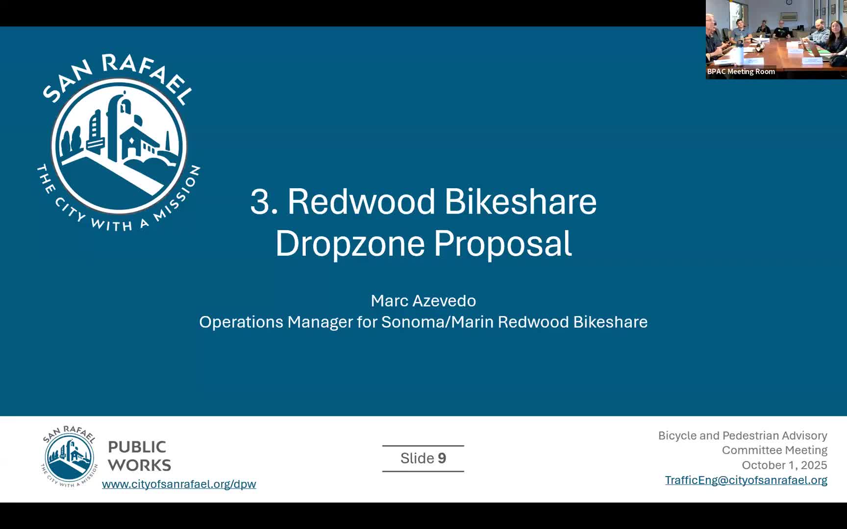 Redwood Bikeshare seeks city approval for drop zones to expand parking density in San Rafael
