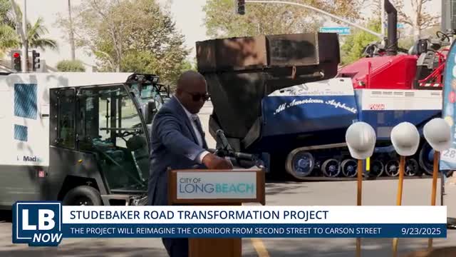 Long Beach breaks ground on $64 million Studebaker Road transformation