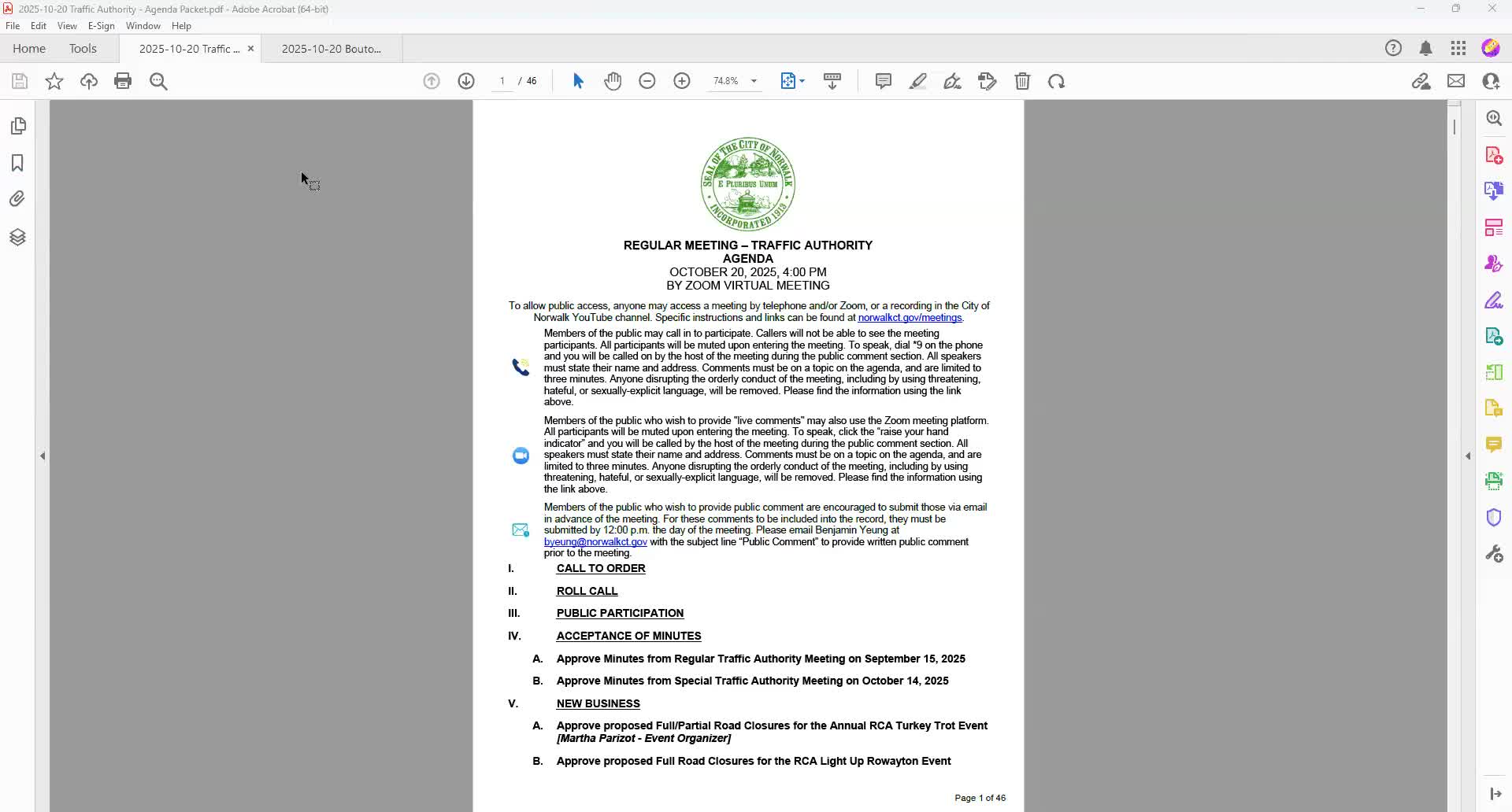 Norwalk Traffic Authority tables Cemetery Street parking regulations after public concern