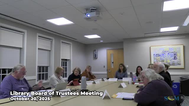 Director reports early voting, staffing vacancies and upcoming programs; Friends report strong fundraising