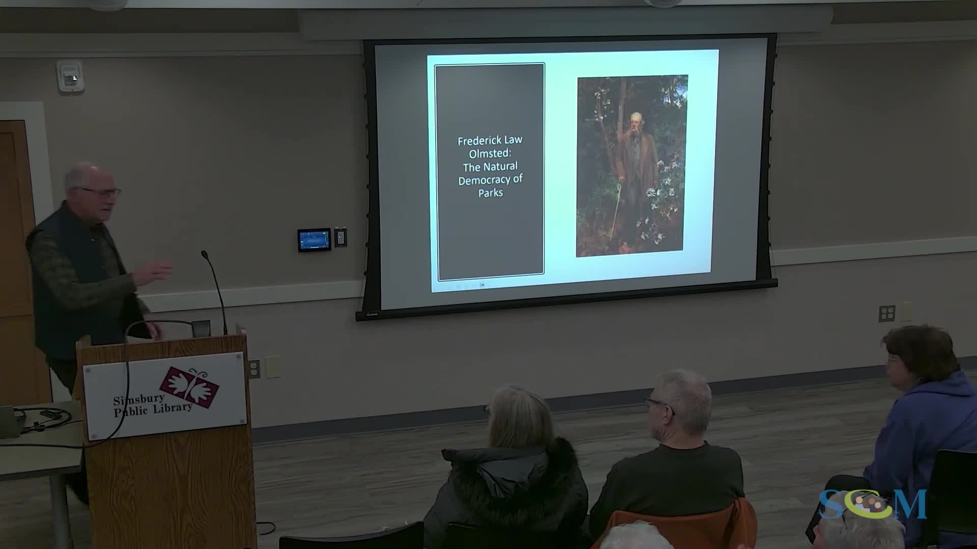 Historian Lawrence Cotton traces Frederick Law Olmsted’s national legacy and local Connecticut imprint