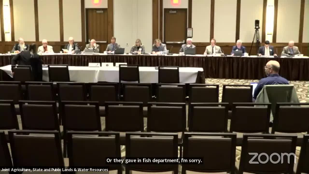 Joint committee backs bill to pay ranchers for extraordinary rangeland damage; Game and Fish to draft herd-reduction plans