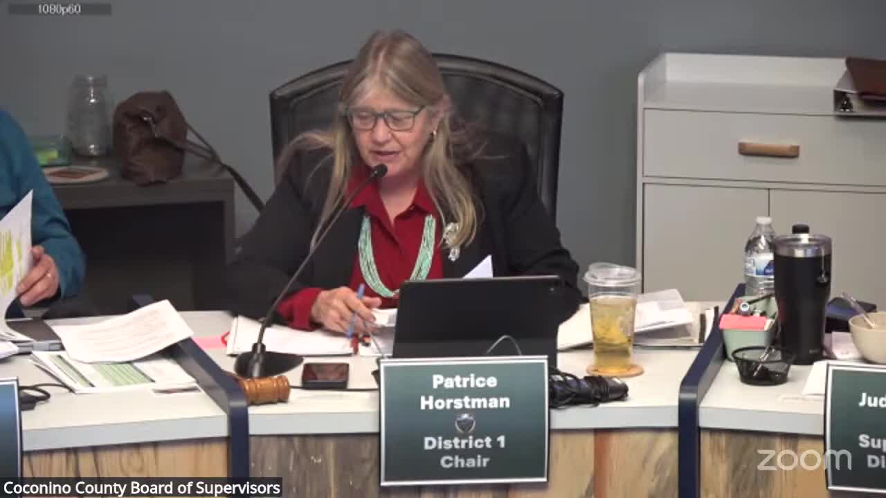 Coconino supervisors review positions ahead of County Supervisors Association legislative summit