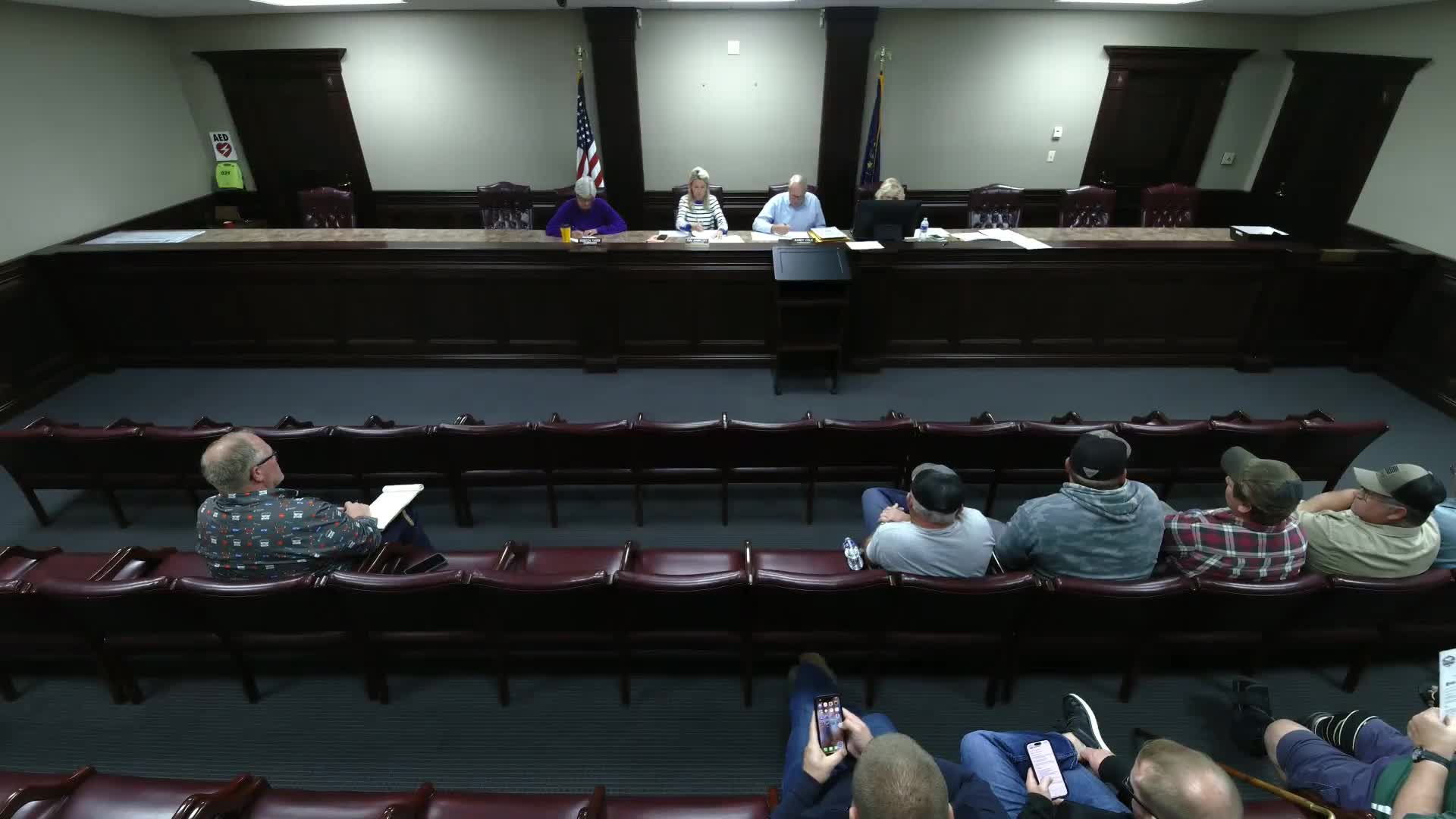 Perry County commissioners approve routine claims, sign Community Crossings commitment and approve HVAC replacement; highway truck bids opened