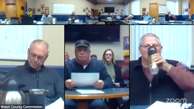 Walsh County panel clears snag-and-clear plan and approves drainage permits and assessments