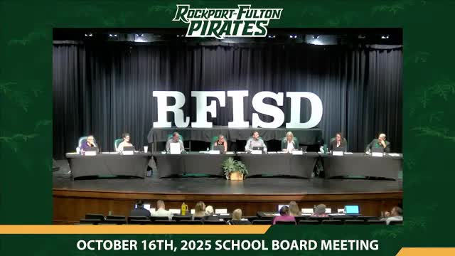 Rockport-Fulton ISD board approves budget reclassification, special-education bus purchase, safety MOUs and low-attendance waiver