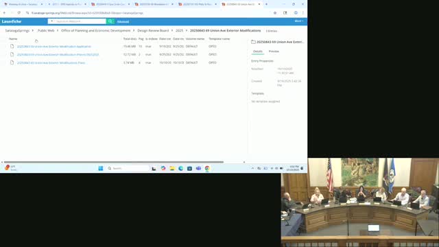 Saratoga Springs design review board approves slate roof, fence, garage moves and other exterior work