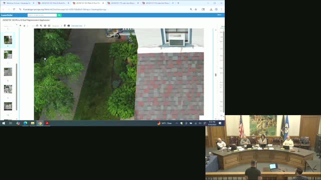 Board recommends slate or slate-like alternatives for 165 Filas St. roof; directs applicant to consider TrueSlate/ReadySlate or designer shingles