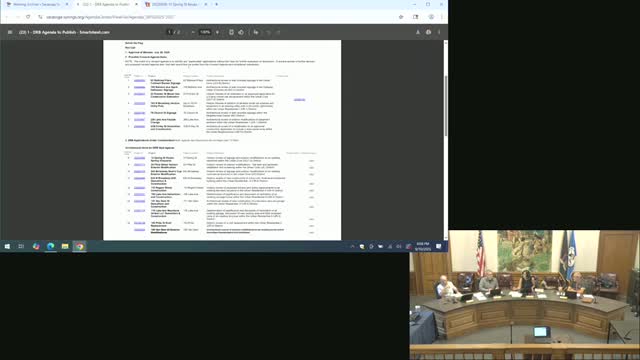 Design Review Board approves six consent items, moves Spirit of Halloween sign to regular agenda