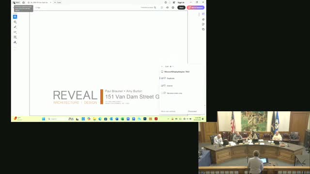 Design Review Board approves new two-story garage at 151 Van Damme, defers porch material details