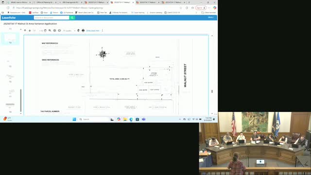 Owners seek to split through lot at 52 York Avenue; board defers SEQR lead agency to Planning Board