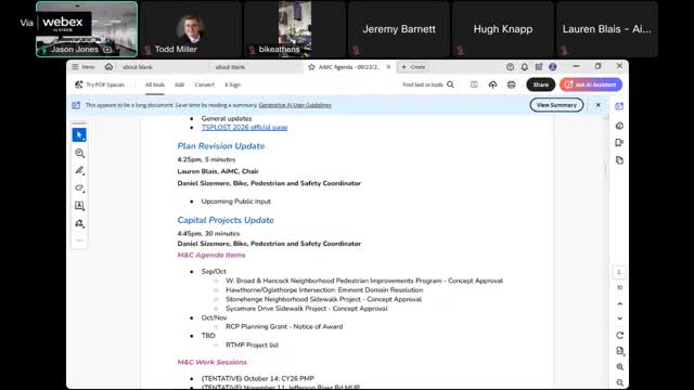 Capital projects round-up: sidewalks, neighborhood pedestrian concepts and reconnecting communities planning grant