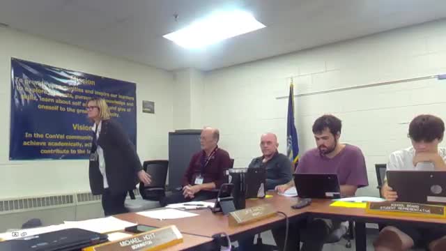 Hancock students present harvest supper project; board reviews finances, accepts donation, moves to brief legal nonpublic session