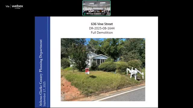 Commission clears demolition at 636 Vine Street after condition review