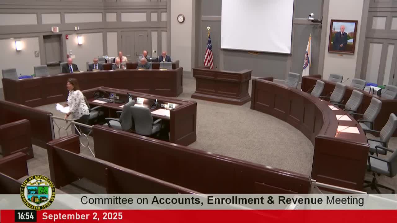 Committee accepts revolving loan fund update and three finance reports
