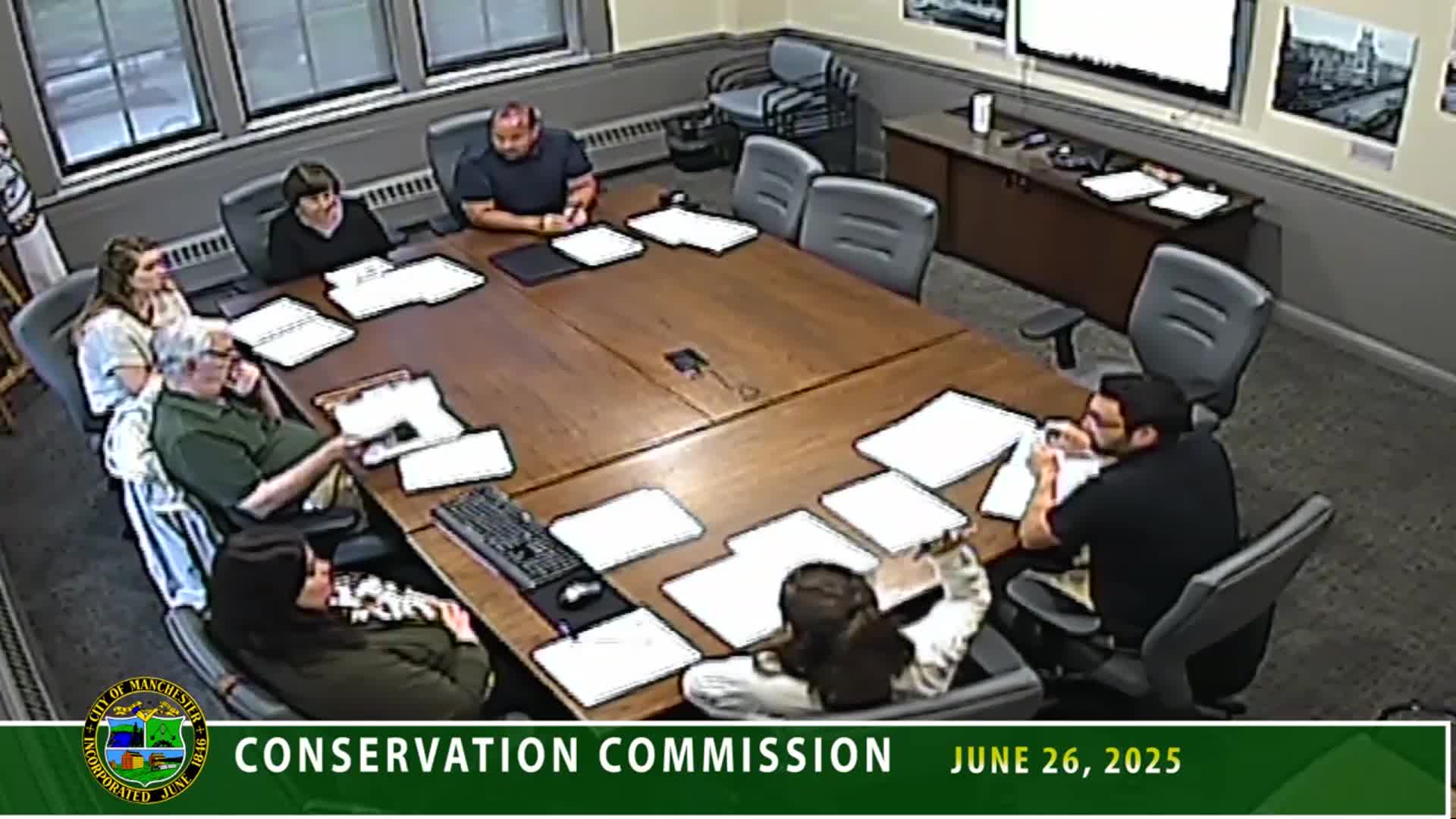 Commission discusses outreach, tree‑planting, grants and other community items; volunteer to research Moose Plate grants