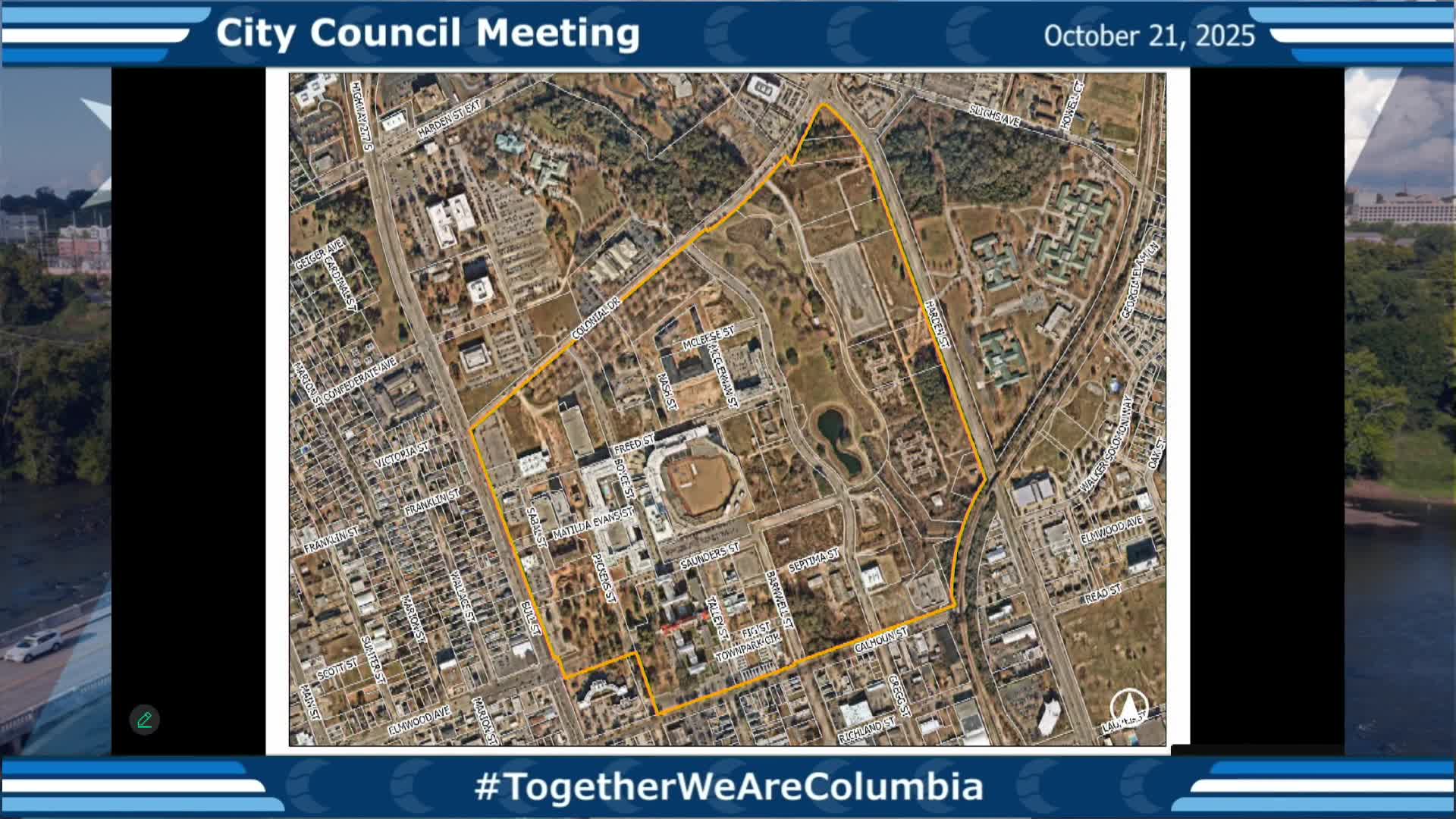 Council approves first reading of Bull Street amendment to allow up to 10-story structures; neighbors ask for more outreach
