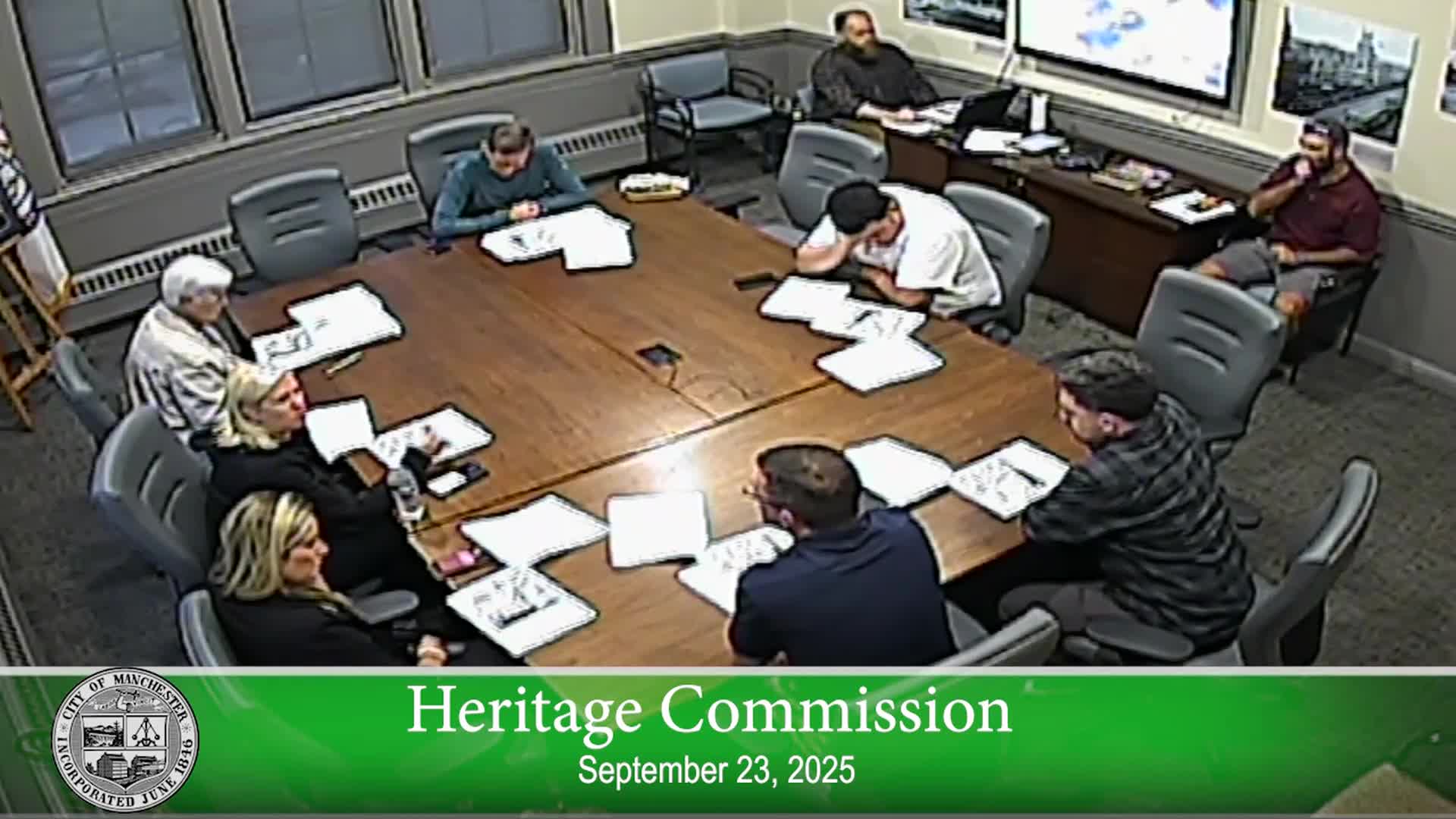 Heritage commissioners discuss brick-painting concerns, plan letter to land-use steering committee and outreach activities