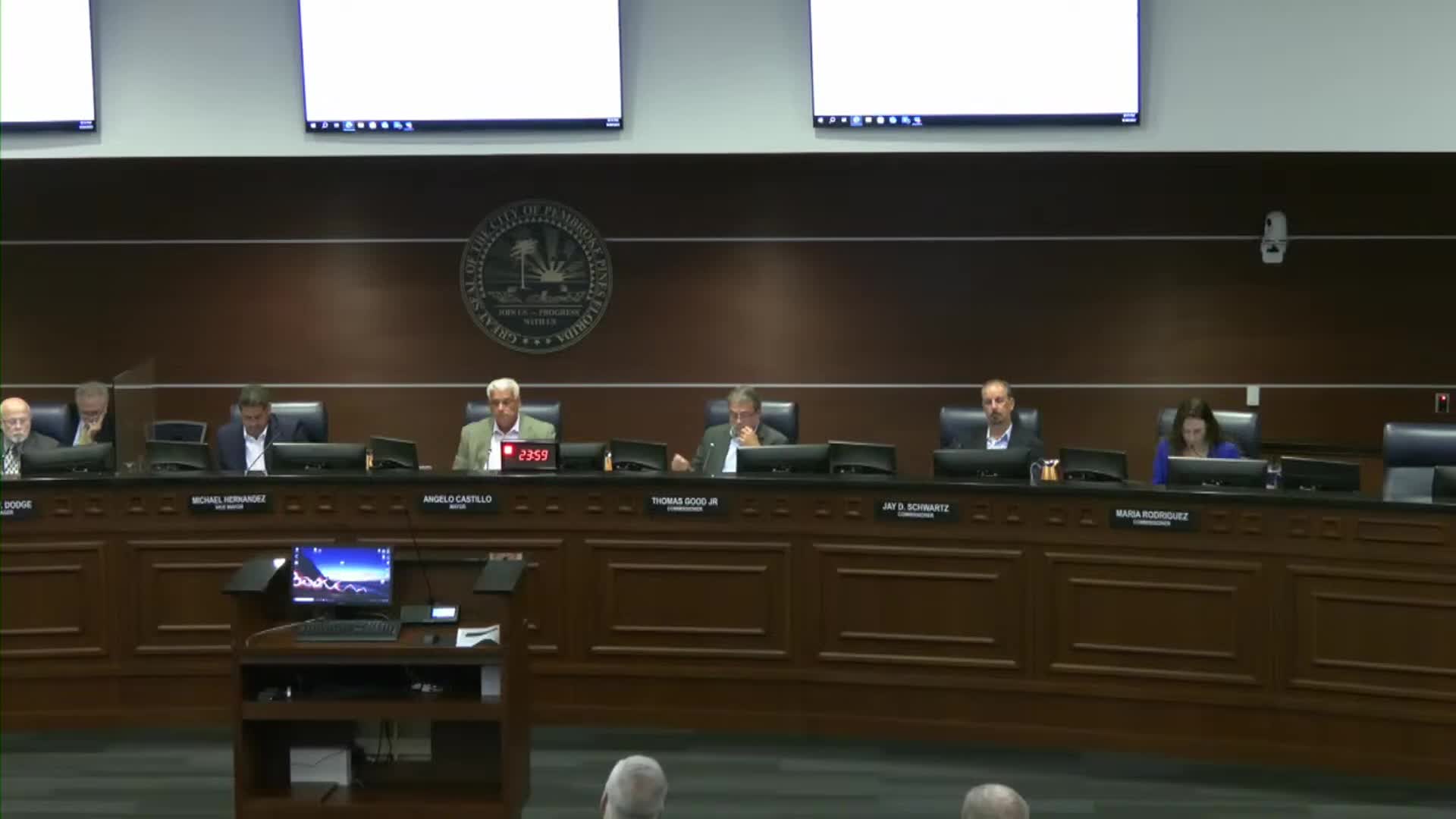 Commission defers Pembroke Road FDOT MOA after Honeywoods residents raise ownership and mitigation concerns