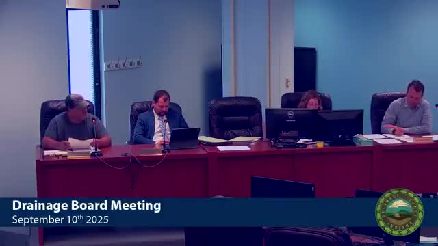 Board delays decision on NRCS headwall design for 24-inch tile after cost estimates of about $19,000–$32,000